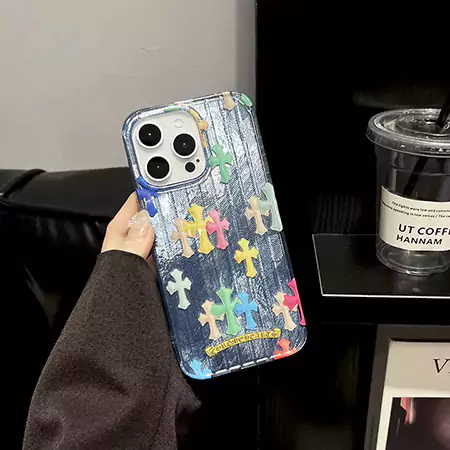 ハイブランド カバー アイフォン15 chrome hearts 