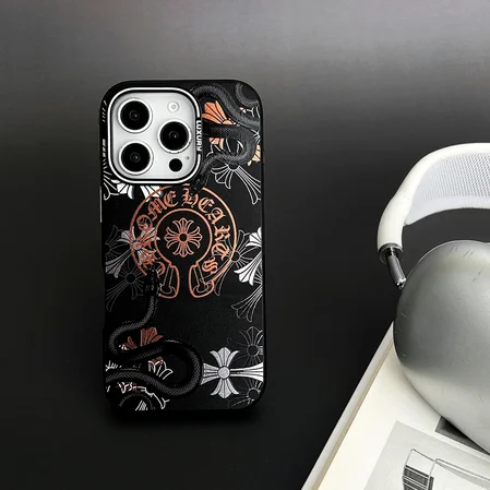 ブランド chrome hearts カバー アイホン16 