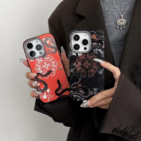 ブランド chrome hearts カバー アイホン16 